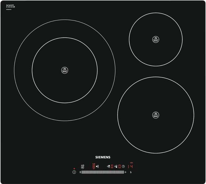 Siemens EH601FK17E Встроенный Induction hob Черный плита