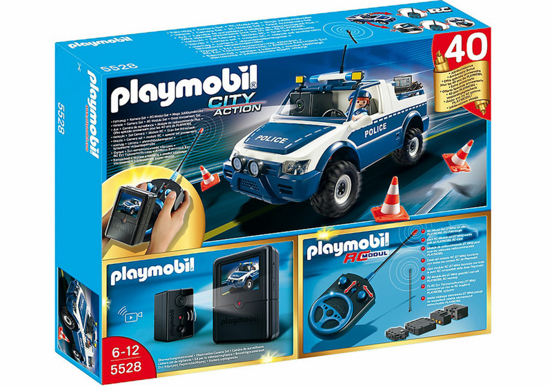 Playmobil RC Police Car with Camera