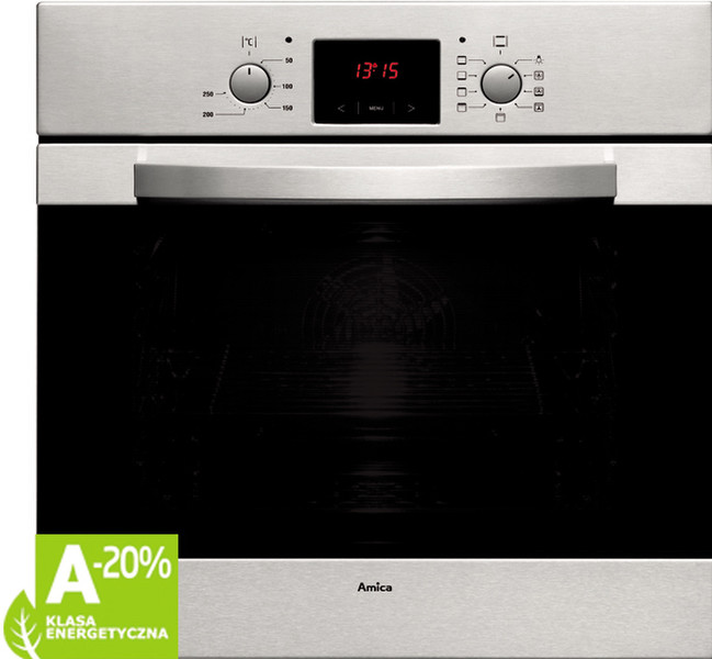 Amica EBS7551AA Electric 66L 2000W A-20% Blue,Stainless steel