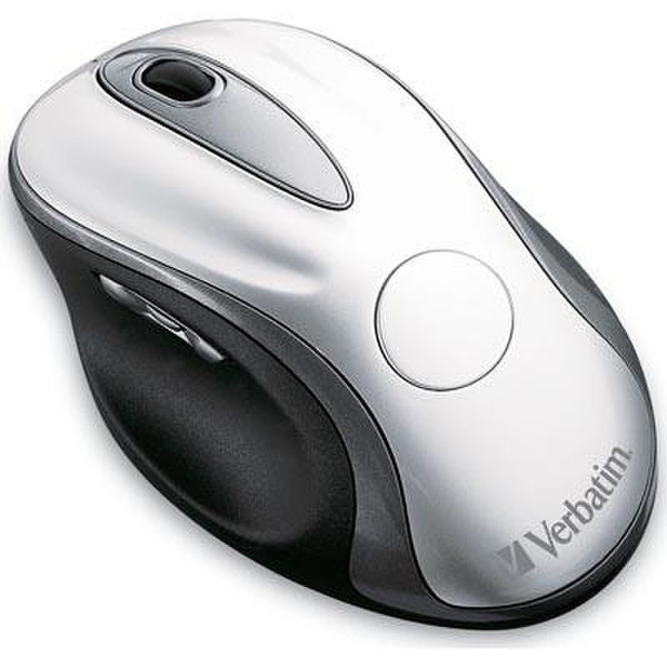 Verbatim Wireless Laser Desktop Mouse with Docking Station Беспроводной RF Лазерный 800dpi компьютерная мышь