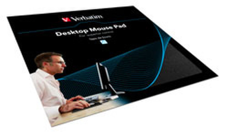 Verbatim Desktop Mouse Pad Черный коврик для мышки