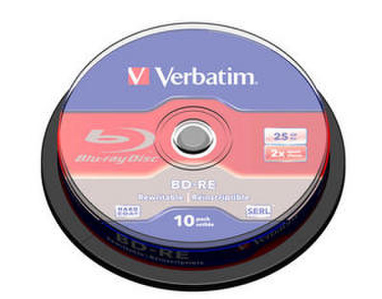 Verbatim BD-RE SL 25GB 2x 10pk 25ГБ BD-RE 10шт