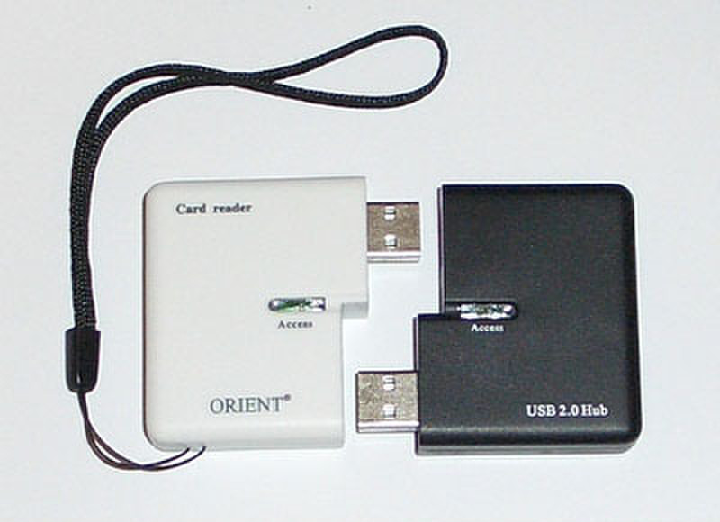 ORIENT CO-740 USB 2.0 Black,White card reader