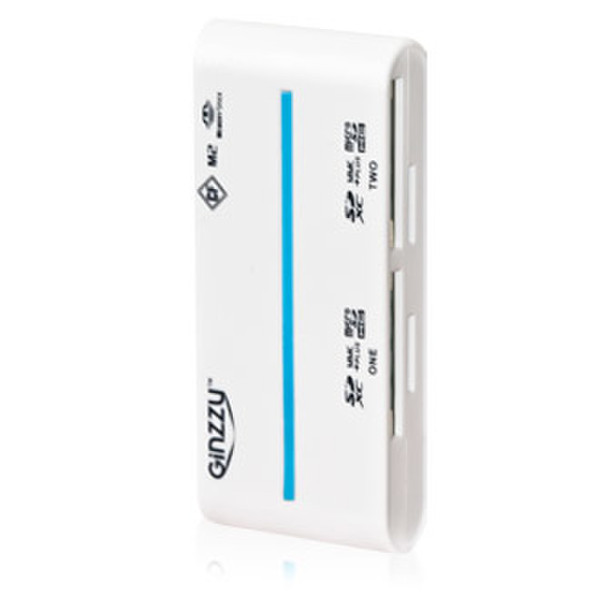 Ginzzu GR-326W USB 3.0 Белый устройство для чтения карт флэш-памяти