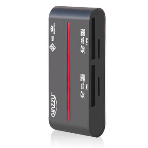 Ginzzu GR-326B USB 3.0 Black card reader