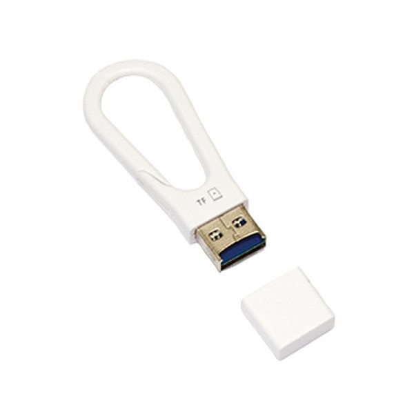 Ginzzu GR-411W USB 2.0 Белый устройство для чтения карт флэш-памяти