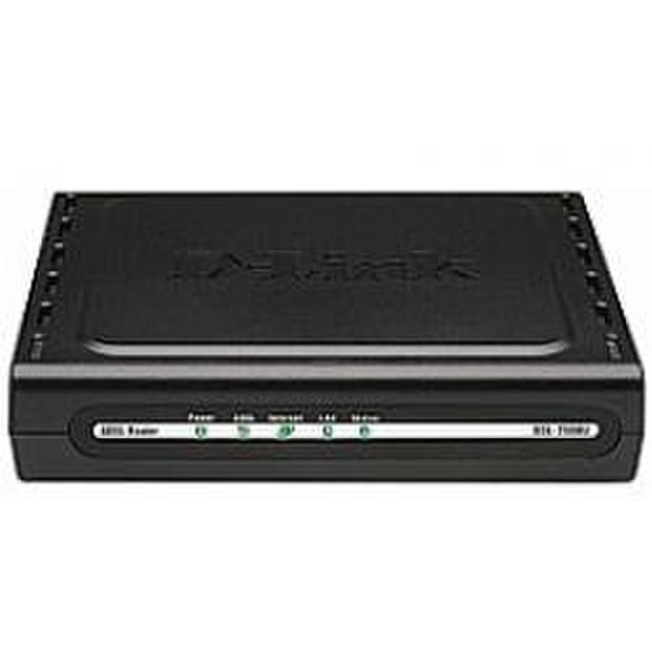 D-Link DSL-2500U/BB ADSL2+ Ethernet LAN Black router