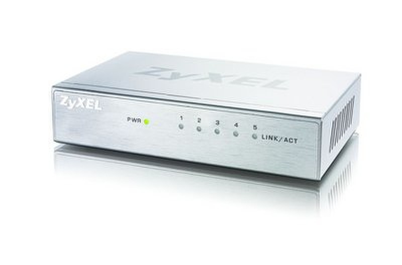 ZyXEL GS-105B Gigabit Ethernet (10/100/1000) Белый сетевой коммутатор