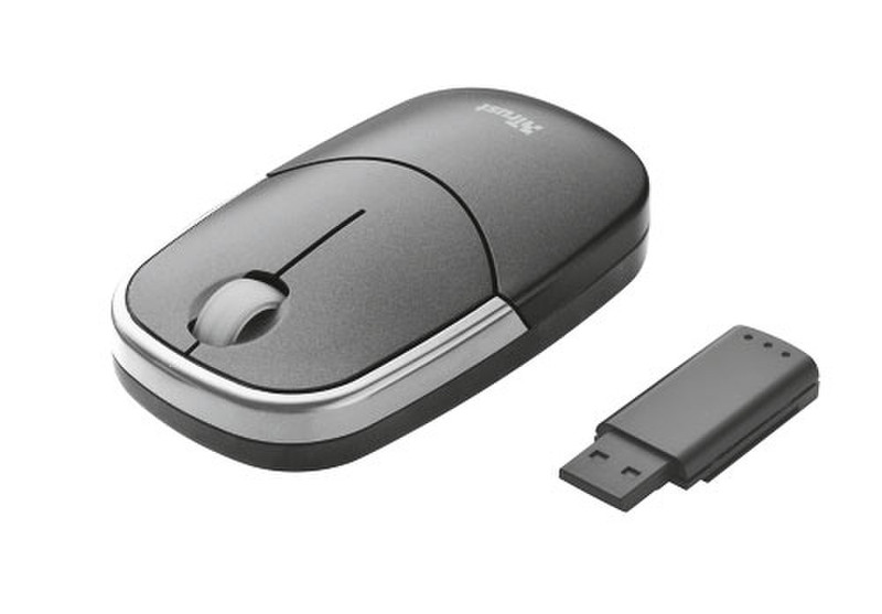 Trust Slimline Wireless Mini Mouse Беспроводной RF Оптический компьютерная мышь