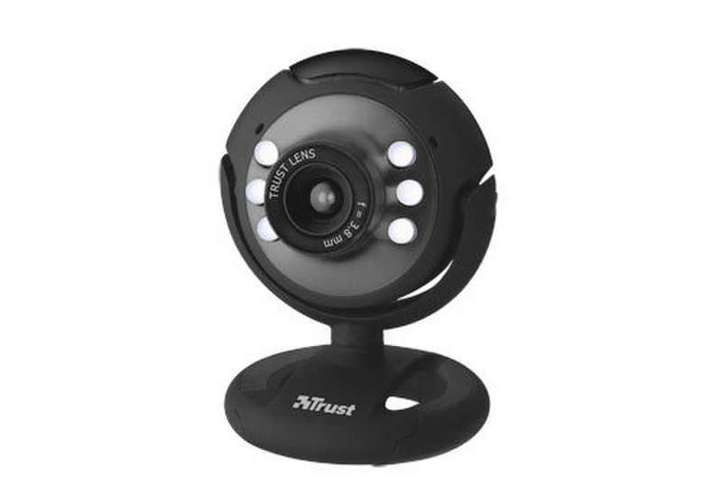 Trust Spotlight Webcam 640 x 480пикселей USB 2.0 Черный вебкамера