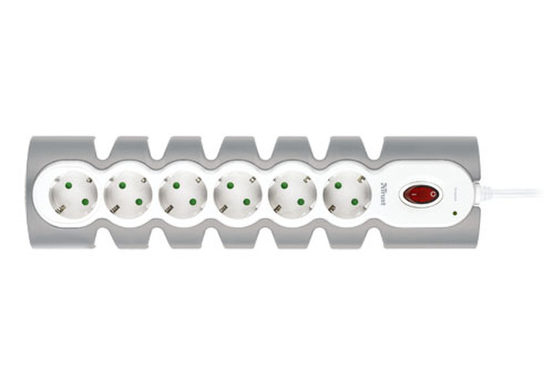 Trust Surge Guard Smart 6AC outlet(s) 220V 1.5m White surge protector