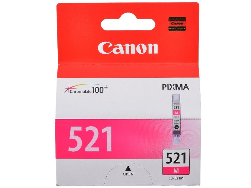 Canon CLI-521M Cartridge 520pages Magenta