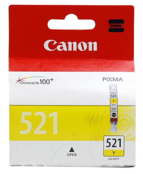 Canon CLI-521Y Cartridge 520pages Yellow