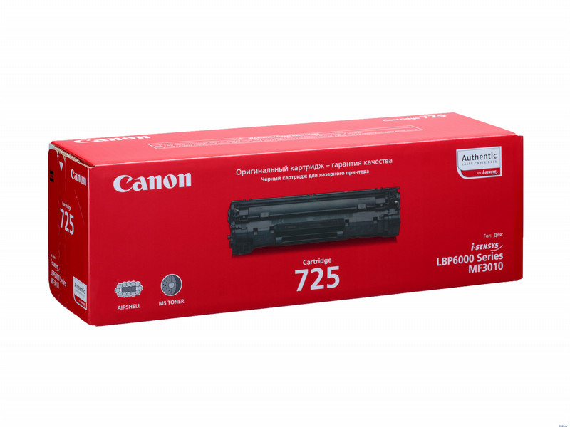 Canon 725 Cartridge 1600pages Black