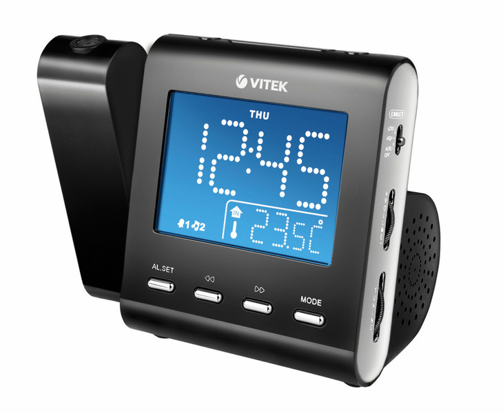 Vitek VT-3504 Часы Аналоговый Черный радиоприемник