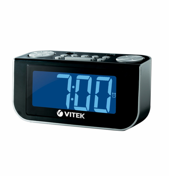 Vitek VT-6600 Uhr Analog Schwarz Radio
