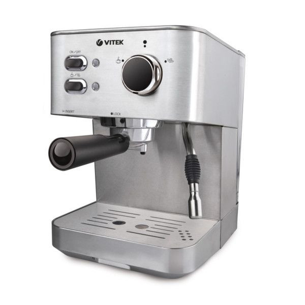 Vitek VT-1515 ST Espresso machine 1.5L Stainless steel