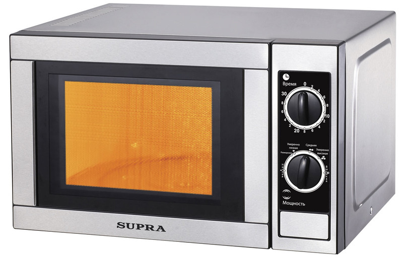 Supra MWS-1931MS Countertop 19L 700W Silver microwave
