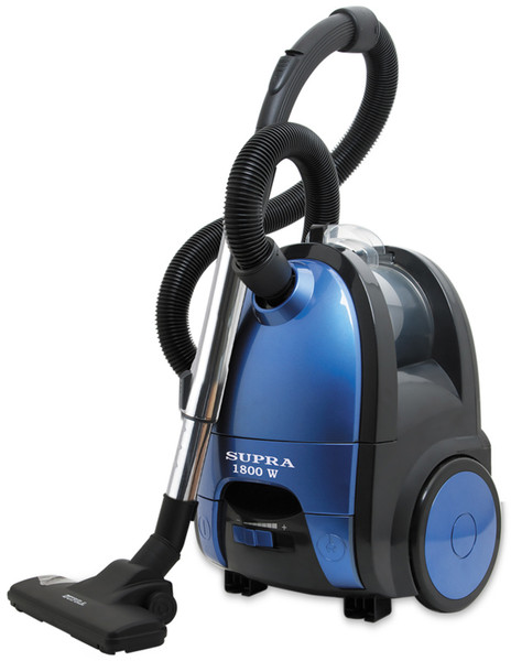 Supra VCS-1692 Cylinder vacuum cleaner 1800W Blue vacuum