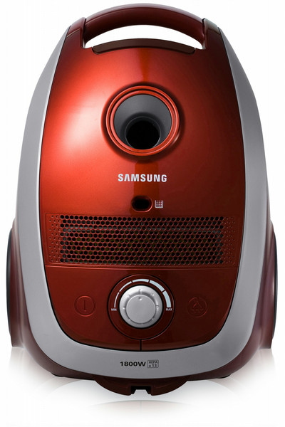 Samsung SC6162 Cylinder vacuum cleaner 1800W Red