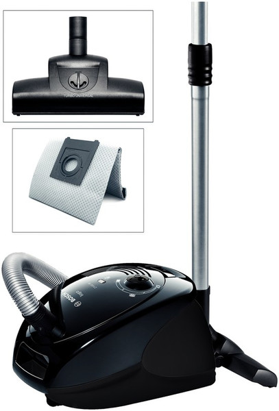 Bosch BSG62144I Zylinder-Vakuum 4l 2100W Schwarz Staubsauger