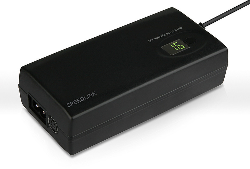 SPEEDLINK 4in1 Notebook Adapter, 90Watt Schwarz Netzteil & Spannungsumwandler