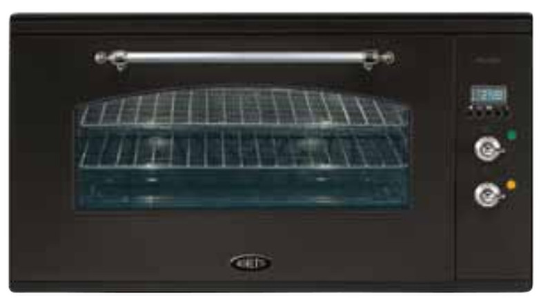 Boretti SPLR-90 AN Elektrischer Ofen 3400W A Anthrazit Backofen