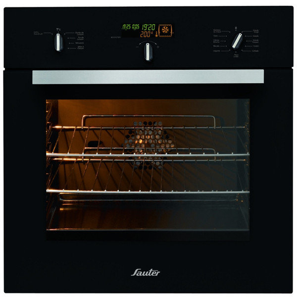 Sauter SFE1220X Electric oven 60L 2635W A-10% Black,Stainless steel