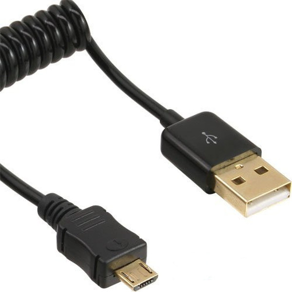 InLine 31730S 3м USB A Micro-USB B Черный кабель USB