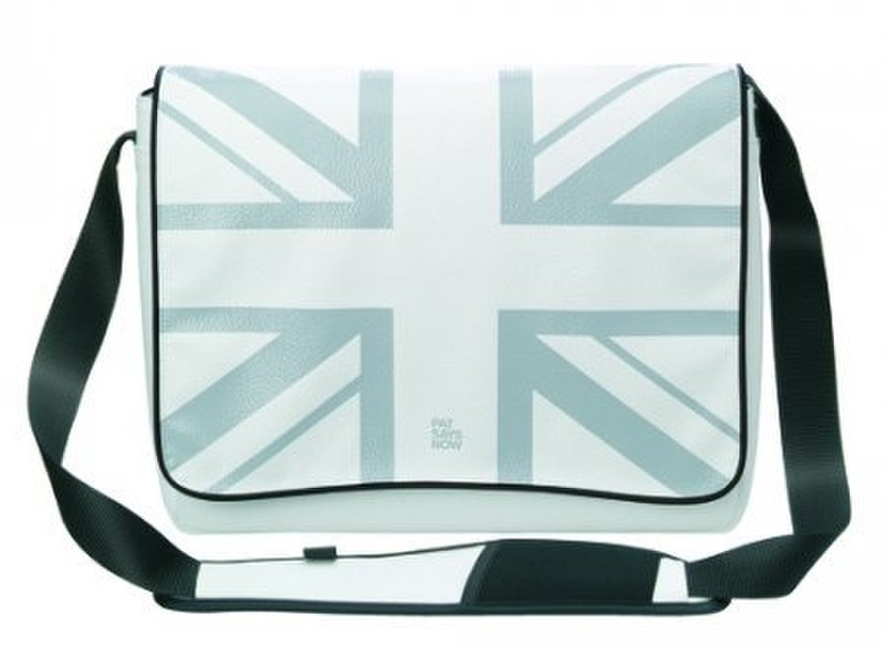 Pat Says Now White UK Carrier 13.4Zoll Messenger case Weiß