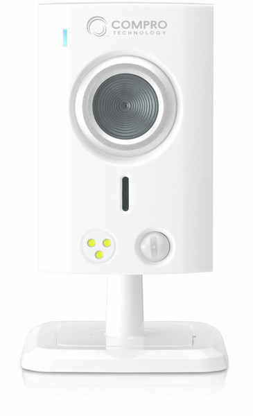 Compro TN60W IP security camera Innenraum Kubus Weiß Sicherheitskamera