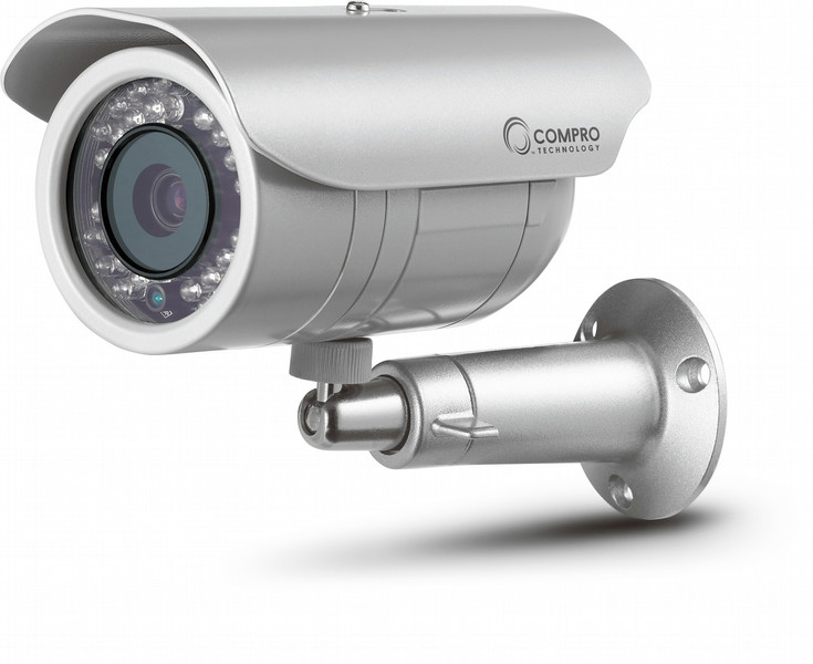 Compro TN1500 IP security camera В помещении и на открытом воздухе Пуля Cеребряный камера видеонаблюдения