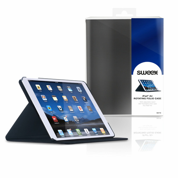 Sweex iPad Air Rotating Folio Case Black
