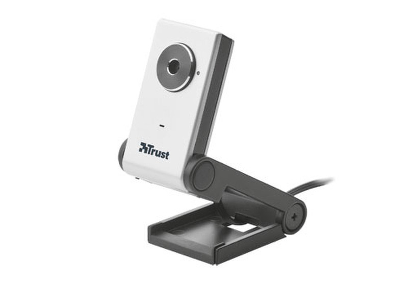 Trust SlimLine Webcam Pro 1.3МП 1280 x 1024пикселей USB 2.0 Черный, Cеребряный вебкамера