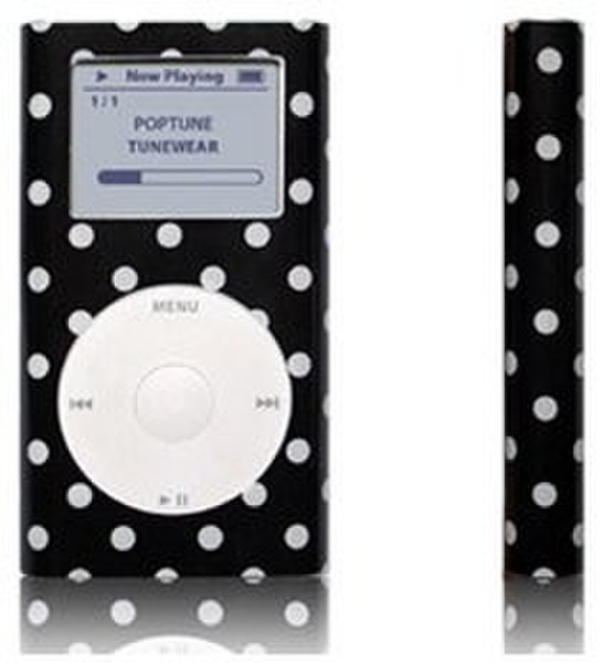 TuneWear 12618 Skin case Schwarz, Weiß MP3/MP4-Schutzhülle