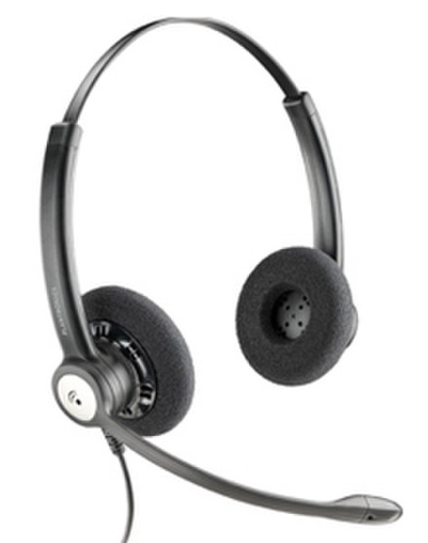 Plantronics Entera HW121N Binaural Wired Black mobile headset
