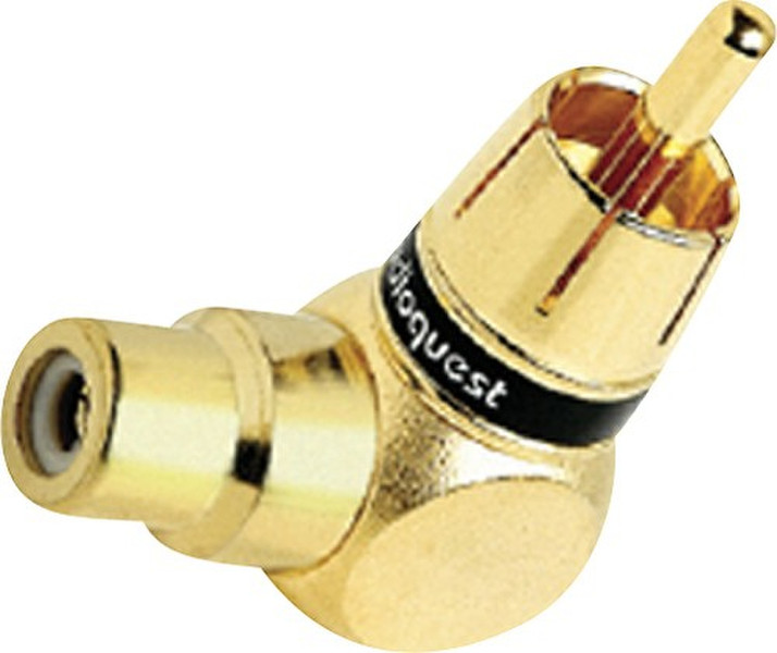 AudioQuest M21F-90S RCA RCA Gold Kabelschnittstellen-/adapter