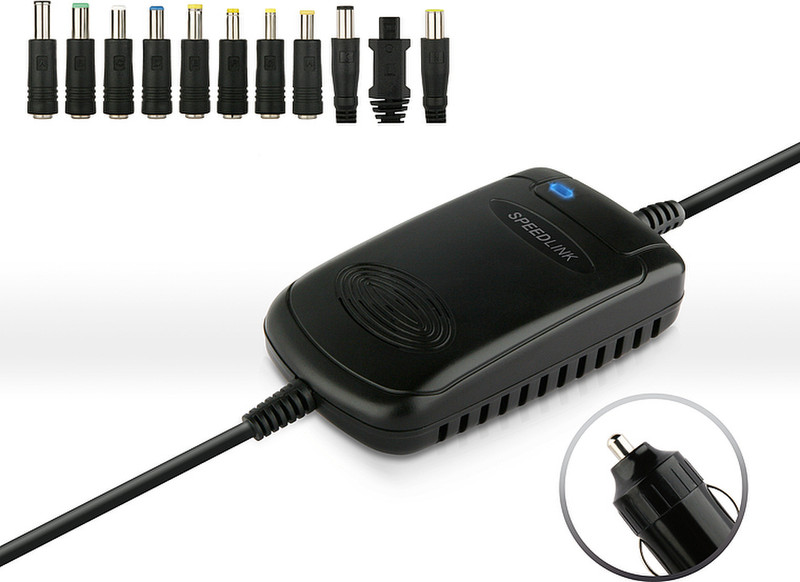 SPEEDLINK Pecos Mobile 80W Black power adapter/inverter