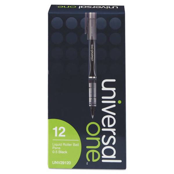 Universal UNV29120 Stick pen Black 12pc(s) rollerball pen