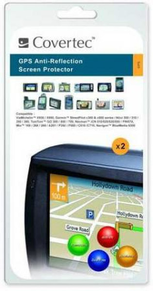 Covertec SSP76 Clear 3.5" Garmin TomTom 2pc(s) screen protector