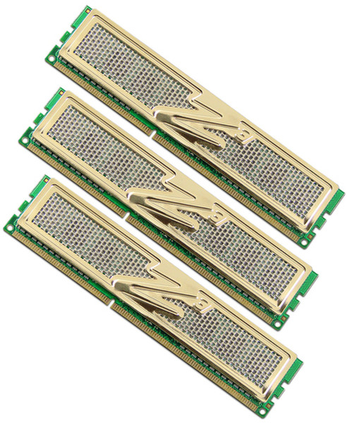 OCZ Technology 6GB PC3-16000 Gold Triple Channel 6GB DDR3 2000MHz memory module