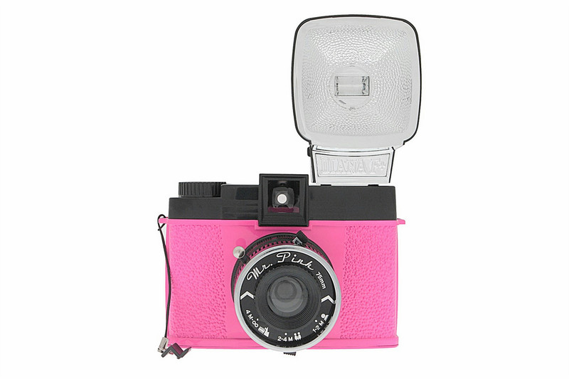 Lomography Diana F+ Compact film camera 120 mm Черный, Розовый