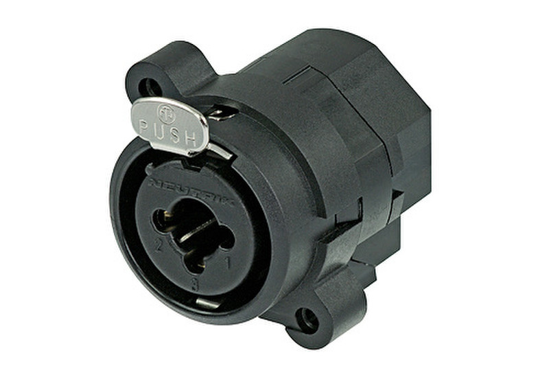 Neutrik NCJ6FI-S XLR/1/4" stereo jack combo Black wire connector