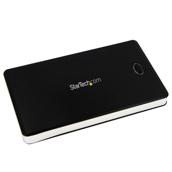 StarTech.com 2.5in USB 2.0 One Button Backup SATA External Hard Drive Enclosure - Hard drive - one button - Serial ATA - 2.5in