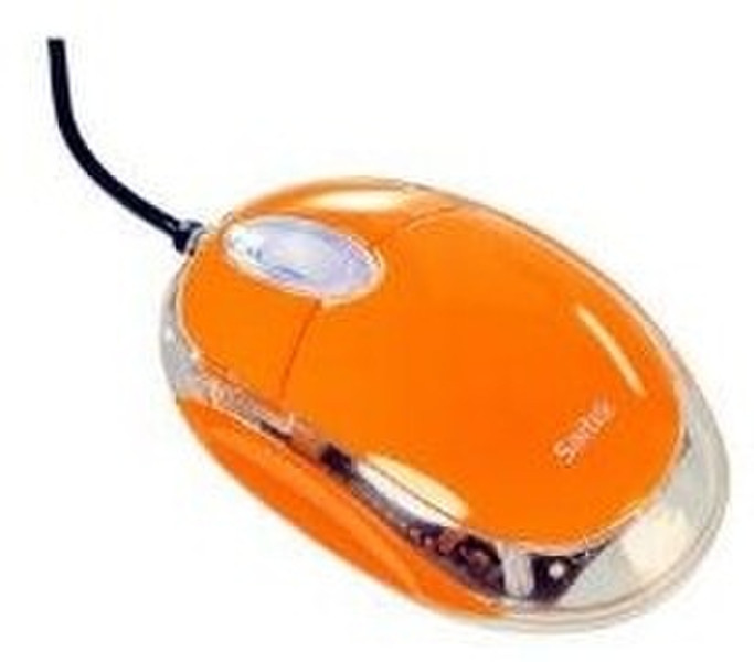 Saitek Optical Mouse USB Оптический 800dpi Оранжевый компьютерная мышь
