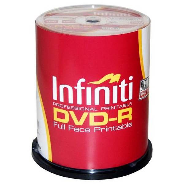 Infiniti Pro Full Face Printable DVD-R 4.7ГБ DVD-R 100шт