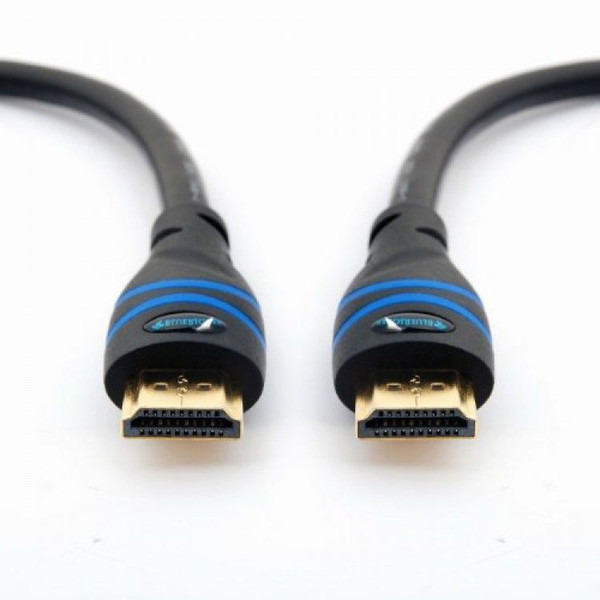 BlueRigger HDMI-FE-1001 2м HDMI HDMI Черный, Синий HDMI кабель