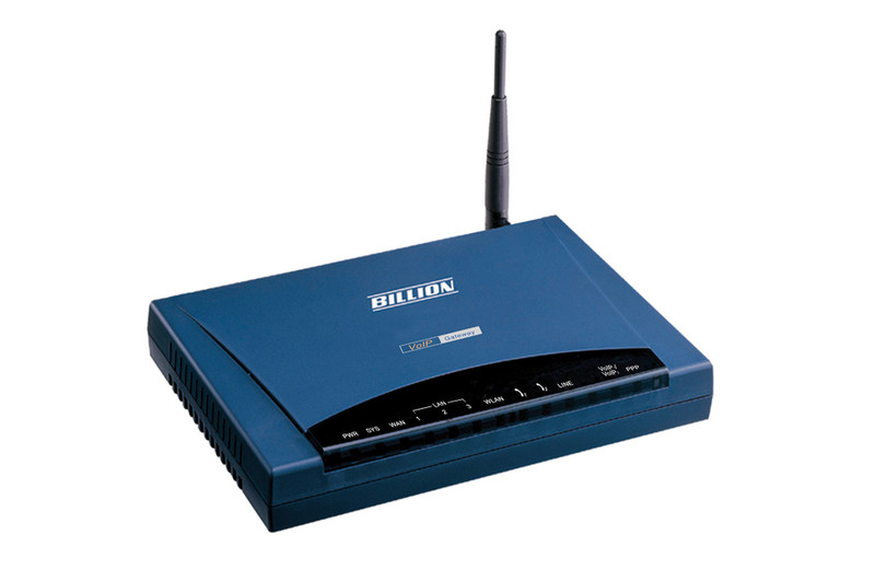 Billion 6404VGP Schnelles Ethernet Blau WLAN-Router