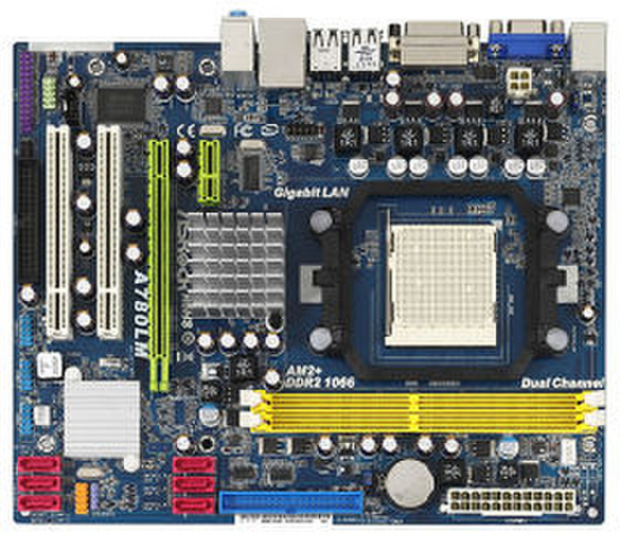 Asrock A780LM Buchse AM2 Micro ATX Motherboard