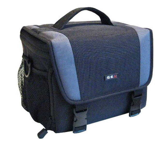 GEM N100114 Schultertasche Schwarz, Blau Kameratasche